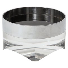 Pace Bowl, Lucite and Chrome Nickel Steel