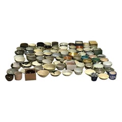 Vintage Japanese Fine 30-40 Year Old Tea Bowls, Hand-Built and Hand Glazed