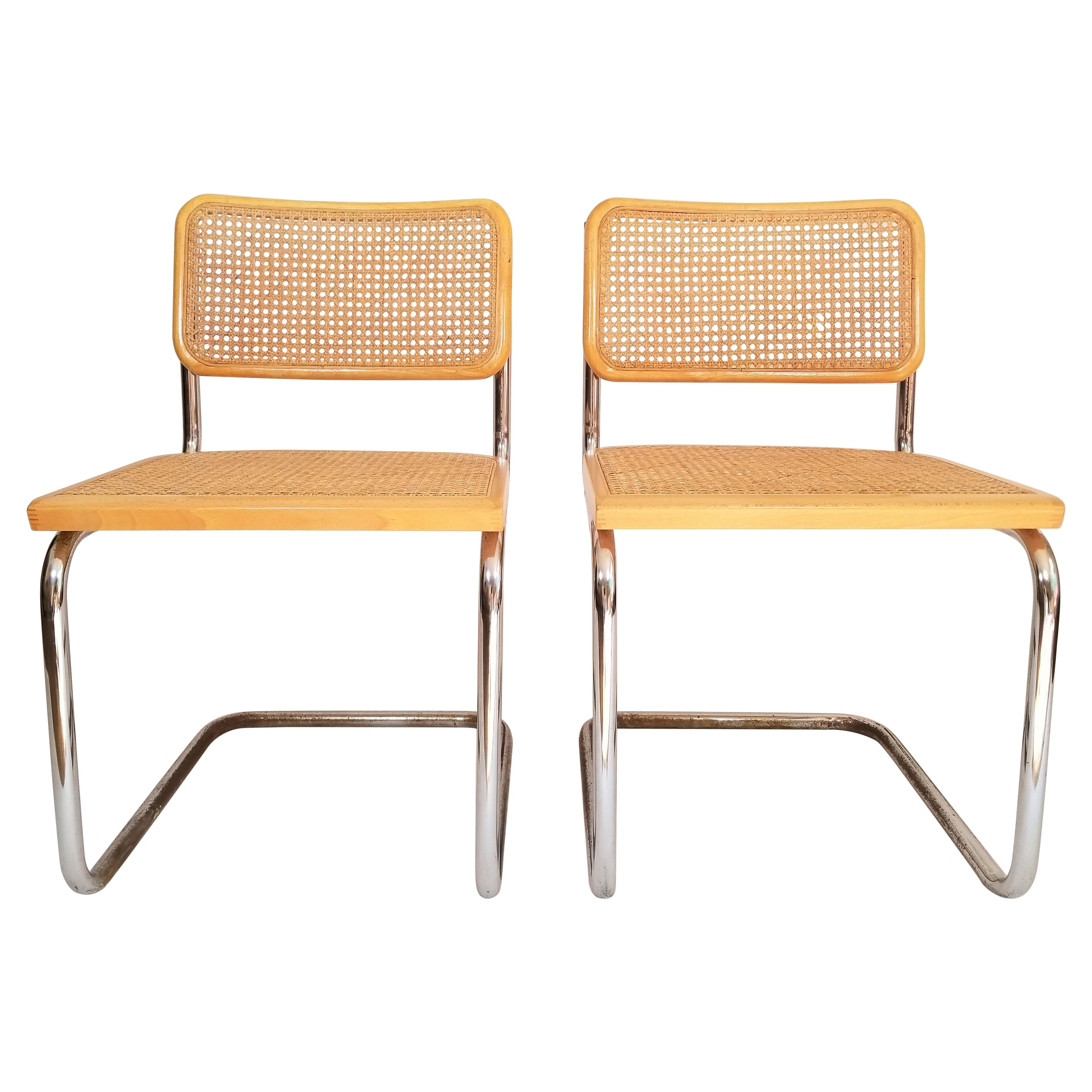 Marcel Breuer Cesca Chairs at 1stDibs | marcel breuer chairs for 