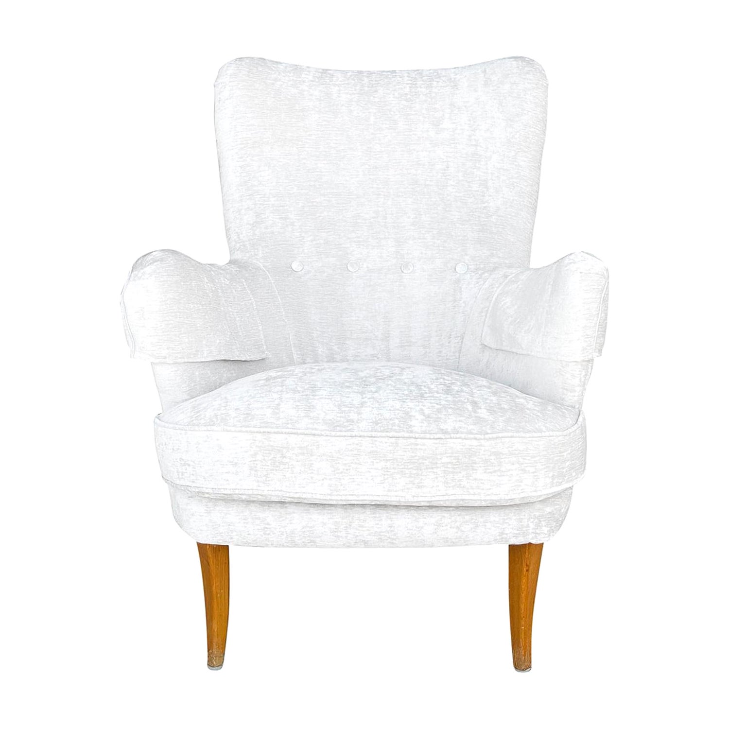20th Century Single Swedish Armchair - Vintage Side Chair by Carl Malmsten