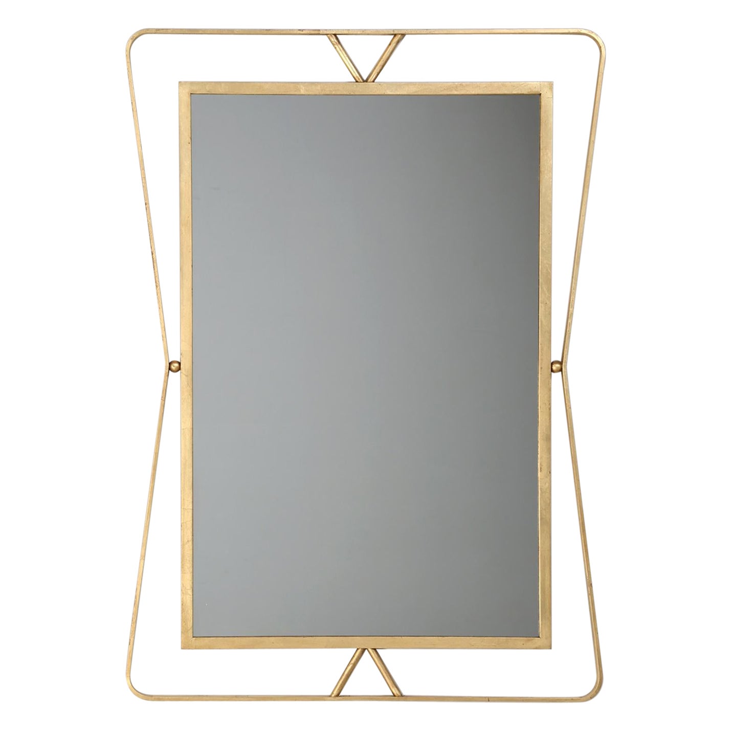 Custom Hand-Made by Old Plank Gilded Wall Mirror Available Any Dimension, Finish