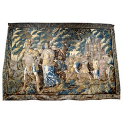 Exceptional 17th Century Flemish Verdure and Mythological Tapestry