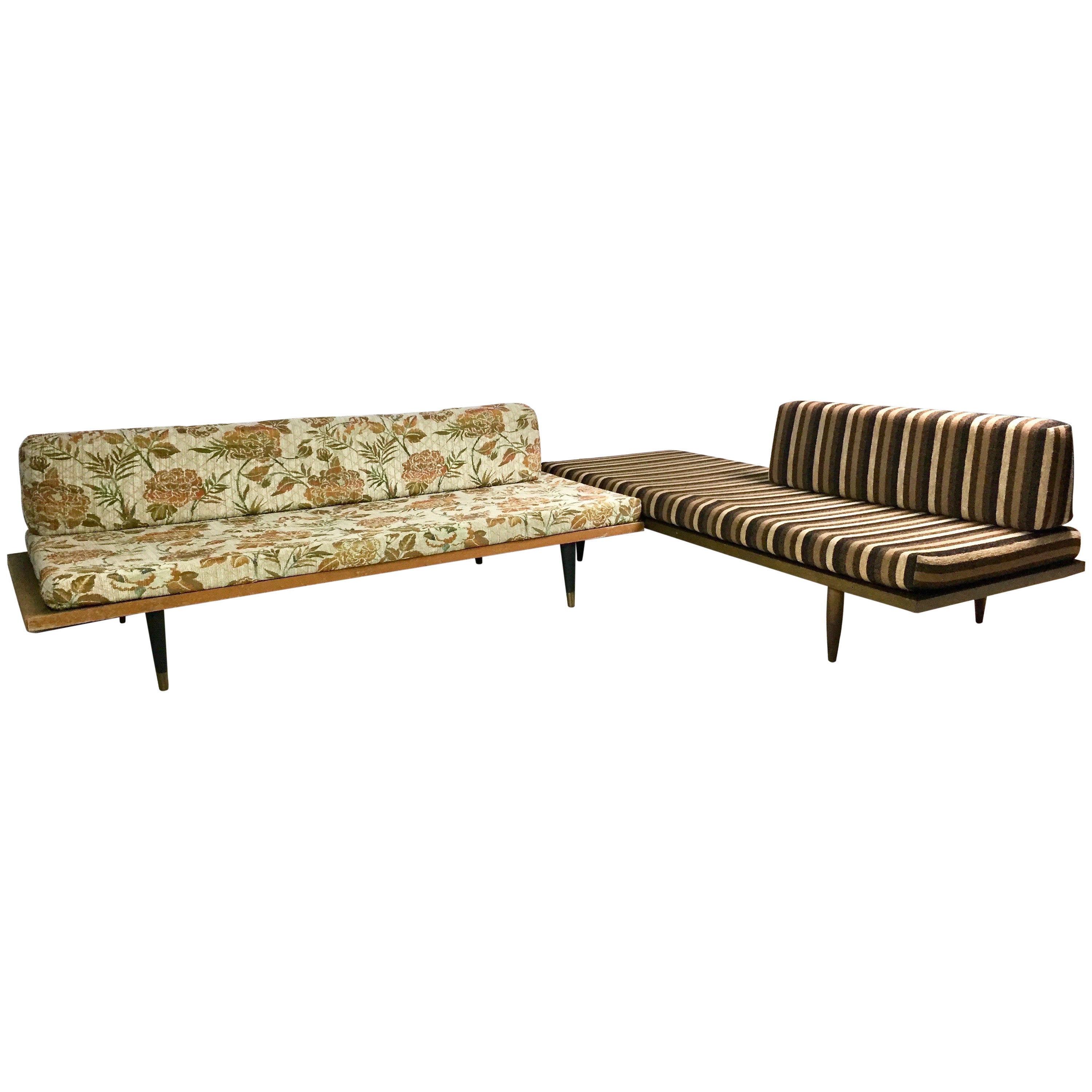 Rare Curvaceous L Shaped Platform Sofa by Adrian Pearsall at 1stDibs