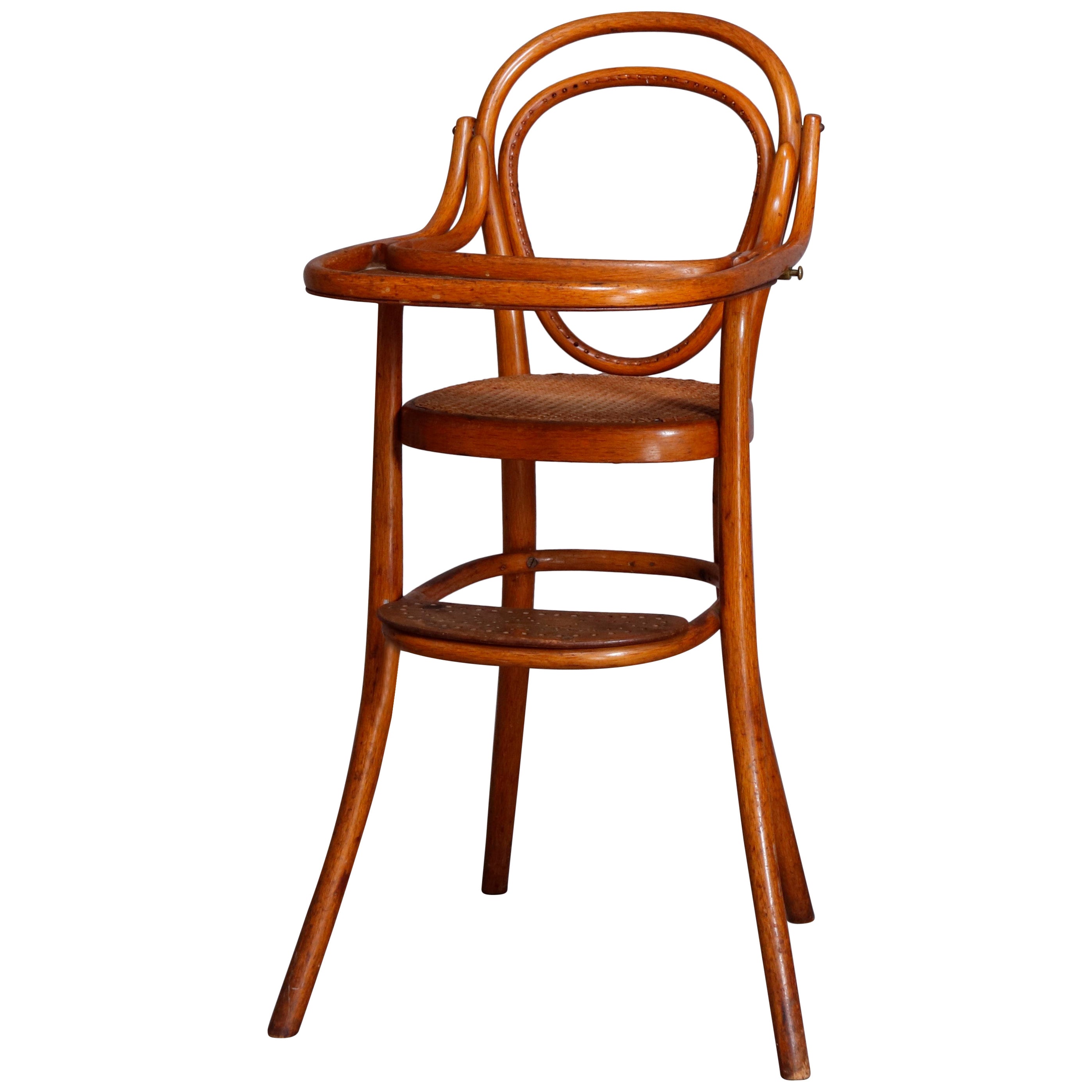 Model 17 Bentwood High Back Armchair by Michael Thonet For Sale at 1stDibs