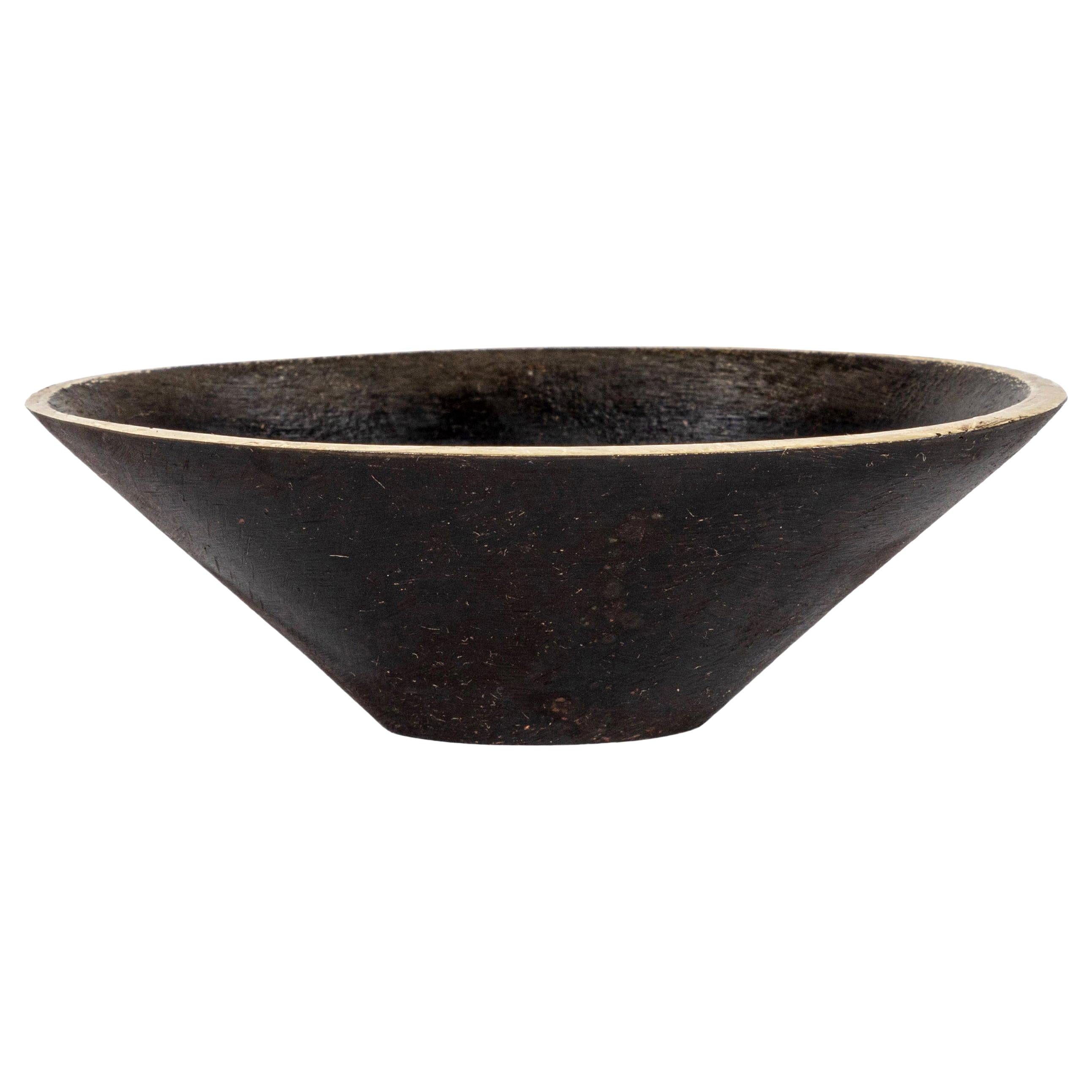 Carl Auböck Model #4280 Bowl in Patinated Brass For Sale