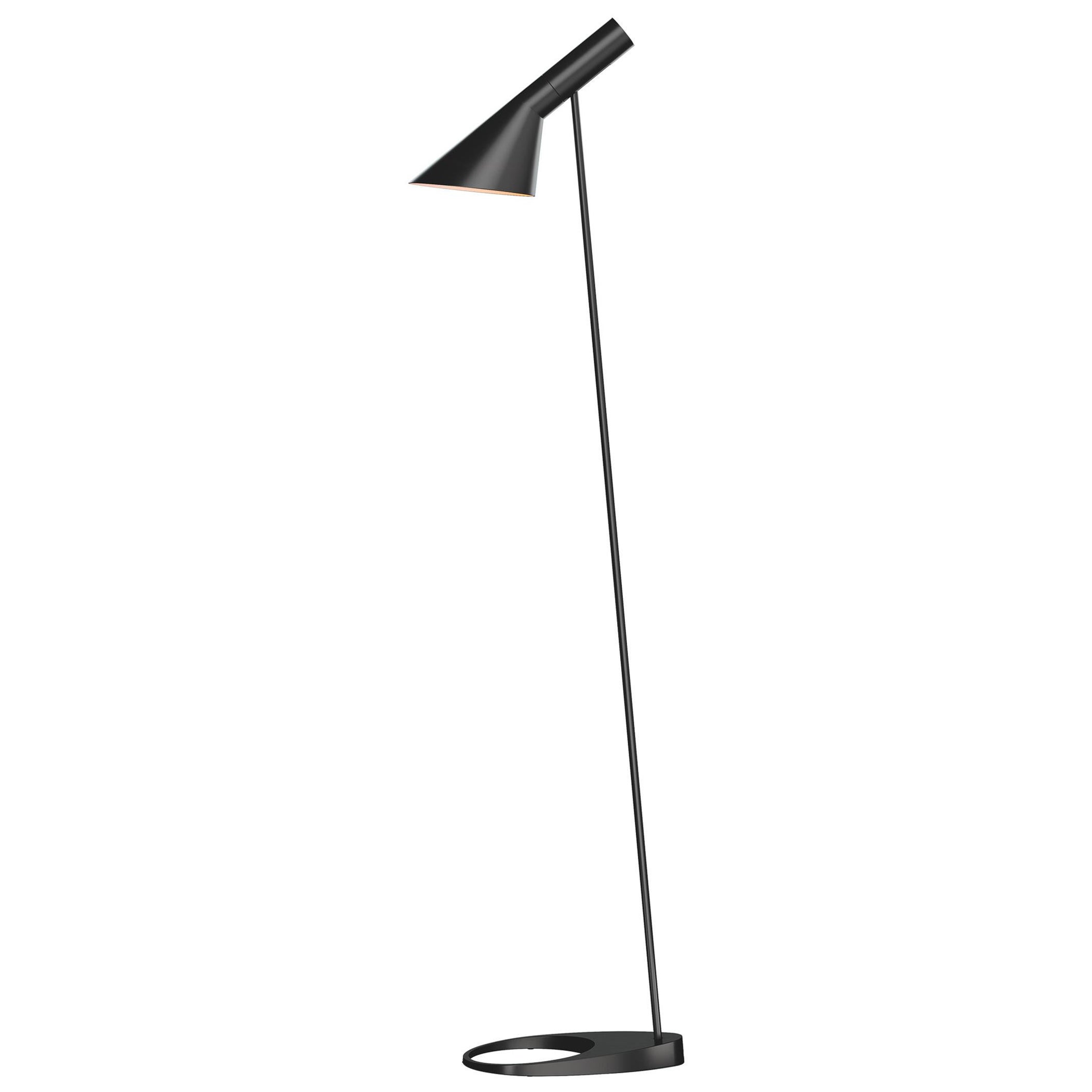 Im Angebot: Stehlampe AJ von Arne Jacobsen, Louis Poulsen, Black (black.jpg)