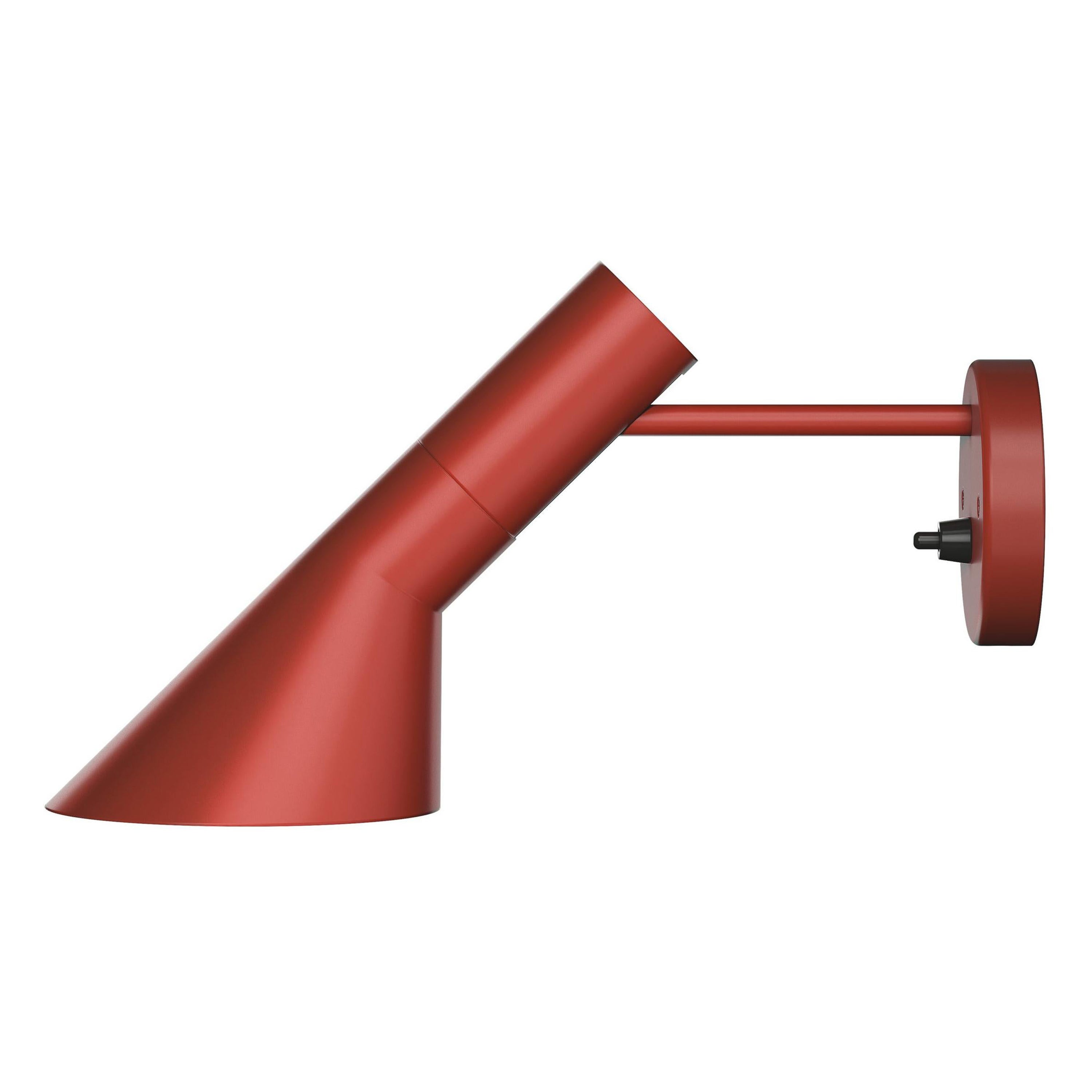 For Sale: Red (rusty red.jpg) Louis Poulsen AJ Wall by Arne Jacobsen