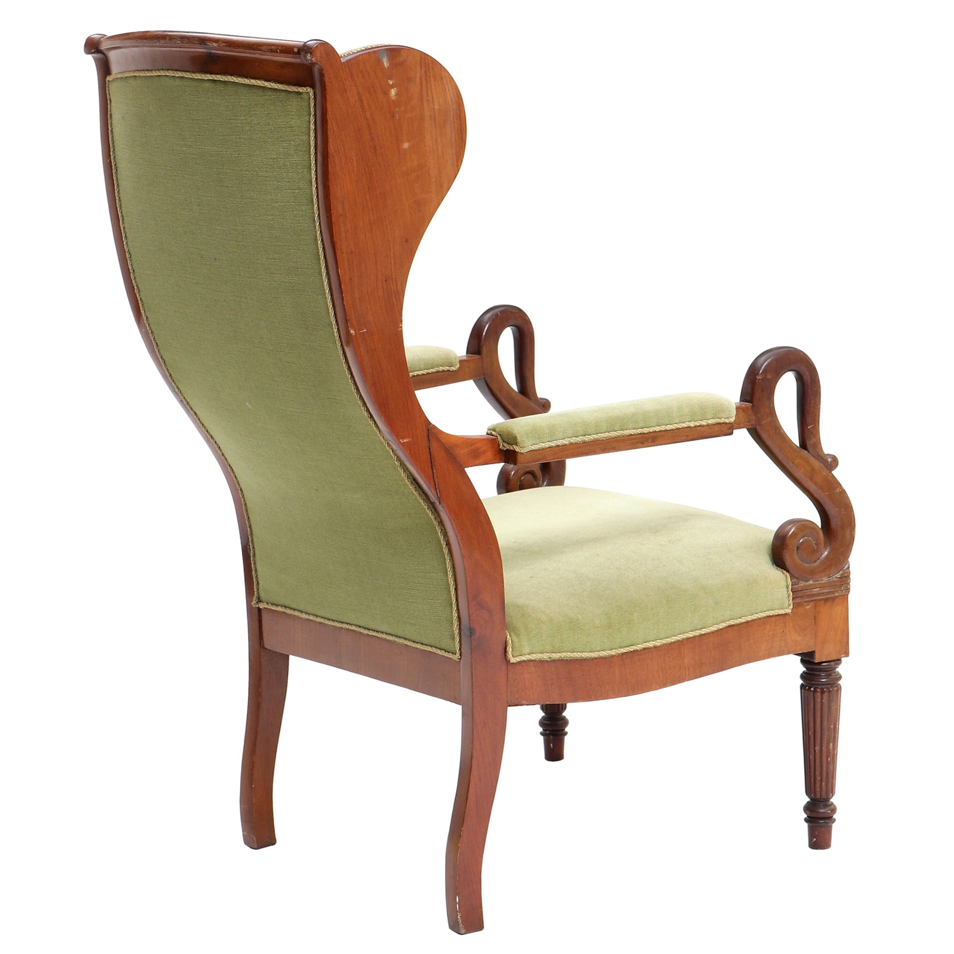 Parker Knoll Wingback Rocking Chair For Sale at 1stDibs