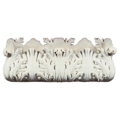 Antique Superbly Carved Marble Planter