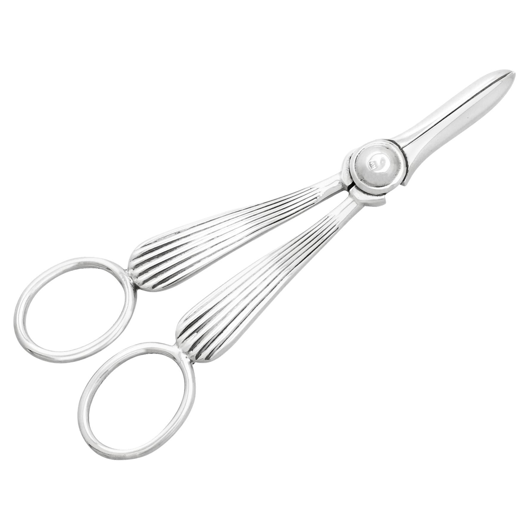 George V 1923 English Sterling Silver Grape Scissors