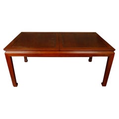 James Mont Style Asian Rosewood Extendable Dining Table