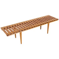 Mid-Century Two-Tone Bench / Coffee Table by John Keal for Brown Saltman