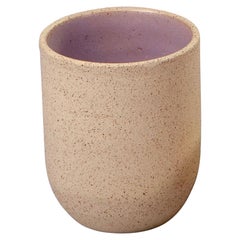 Handmade Ceramic Stoneware Cup in Lavender, in Stock