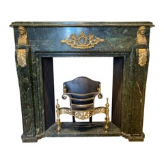 19th Century Marble Ormolu Fireplace