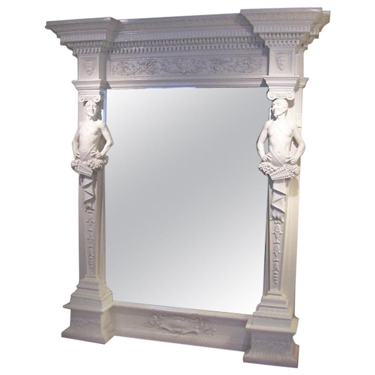 Majestic Lacquered Faun Framed Mirror