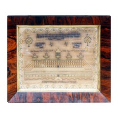 Antique 19th Century, English Needlework Sampler