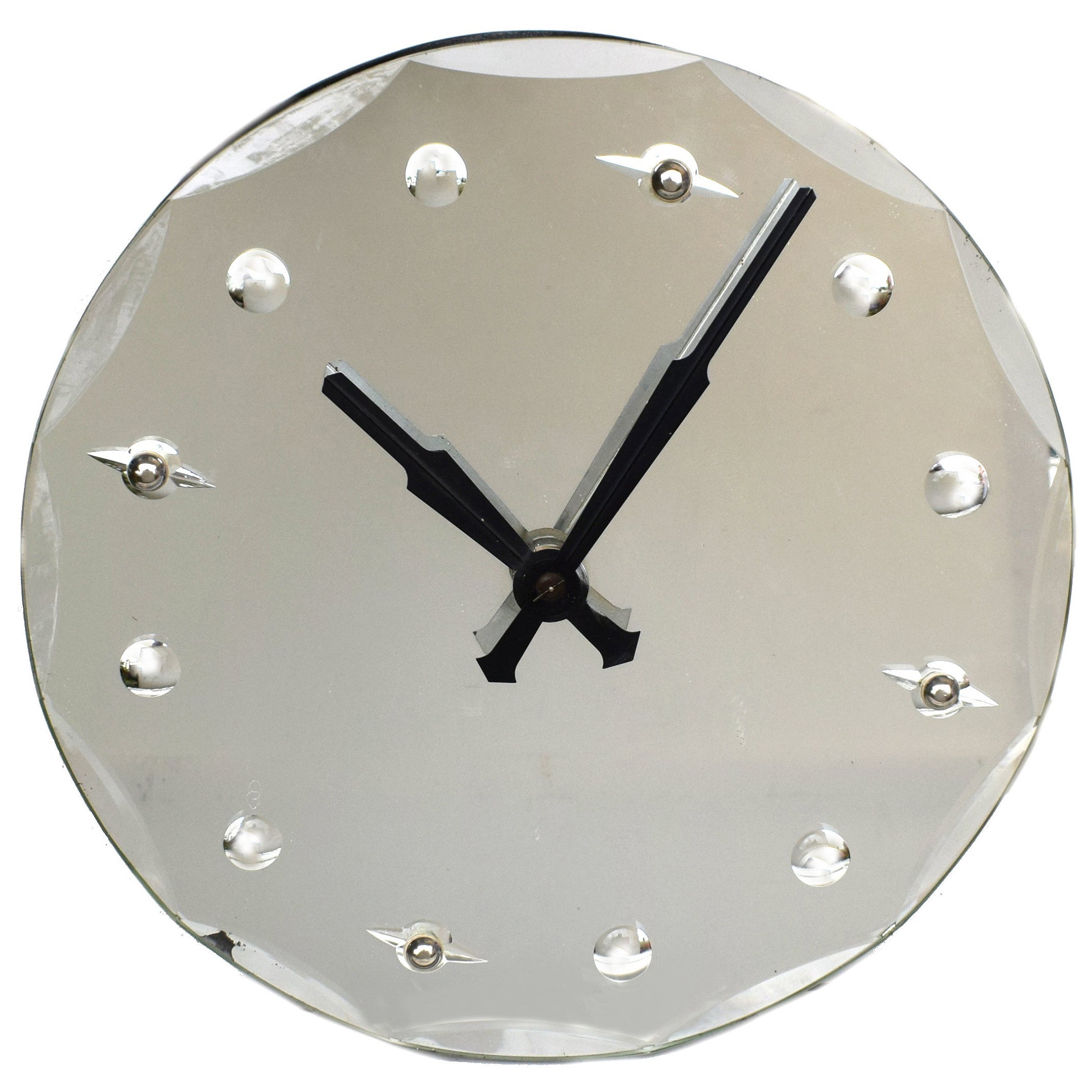 Large Art Deco Period Wall Clock at 1stDibs
