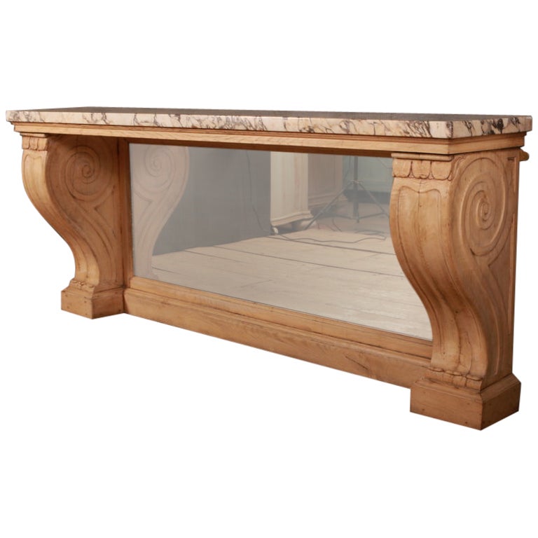 Marble Top Console Table For Sale at 1stDibs