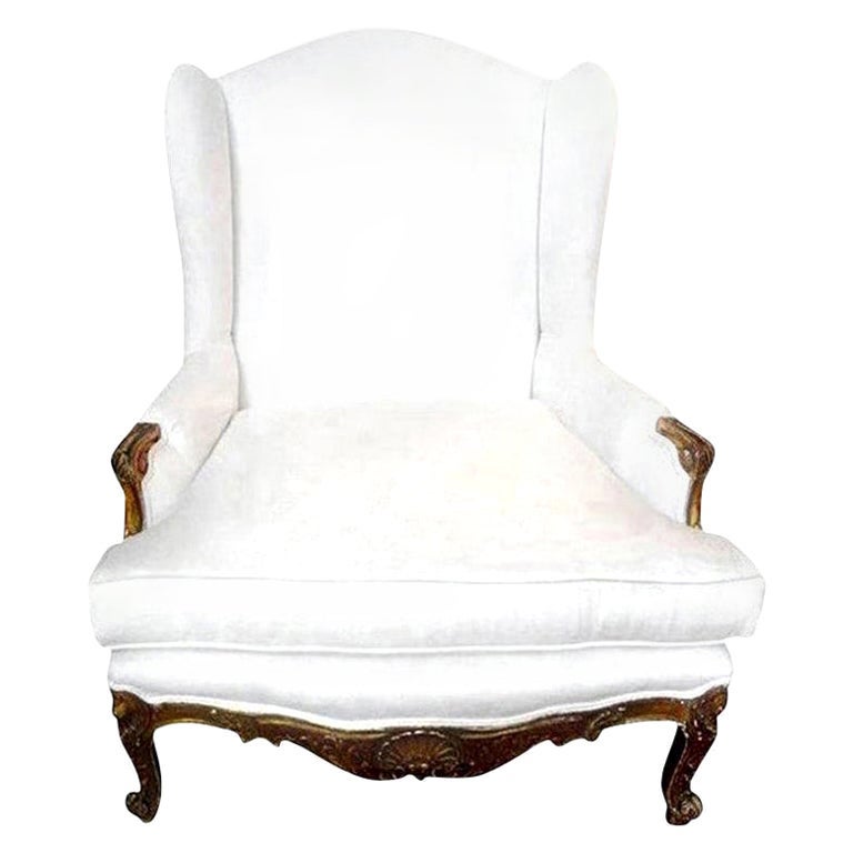 19th Century French Regence Style Giltwood Marquise For Sale