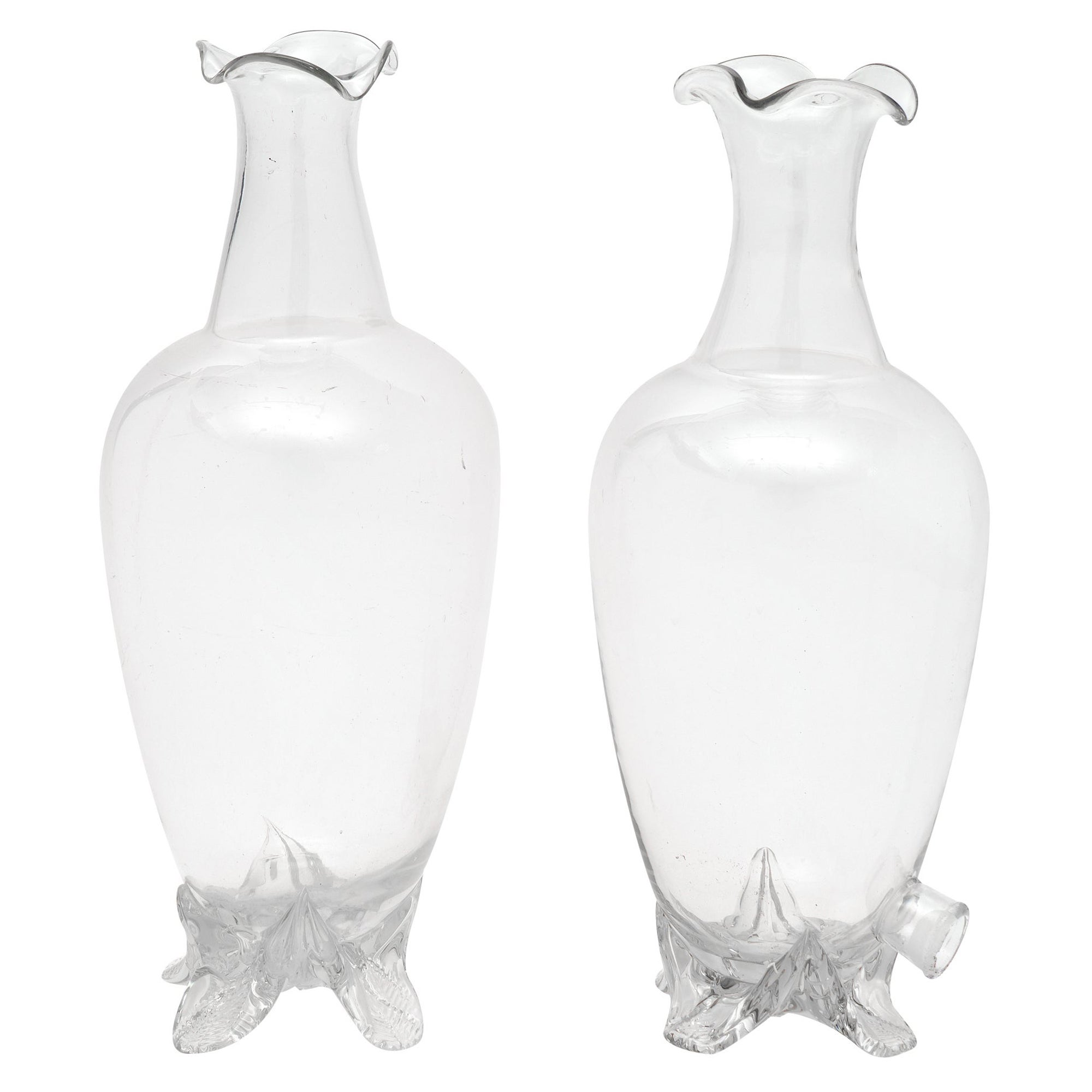 Pair of Brass Decorative Perfume Bottles at 1stDibs