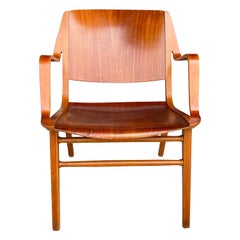 20th Century Danish Hansen Side Armchair by Peter Hvidt & Orla Mølgaard Nielsen