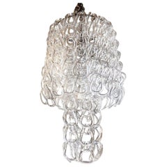 Murano Glass Chandelier, Mangiarotti Inspired