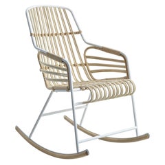Rafia Rocking Chair by Lucidipevere
