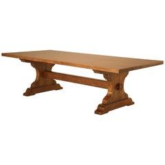 Authentic French Style Dining Table Built to Order in Any Dimension or Finish