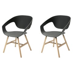 Vad Set of 2 Black Chairs by Luca Nichetto # 1