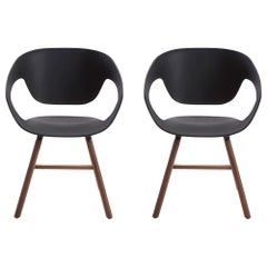 Vad Set of 2 Black Chairs by Luca Nichetto # 2