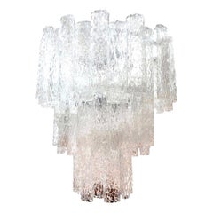 Antique Midcentury Venini Style Murano Chandelier