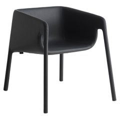 Lobby Black Leather Chair by StokkeAustad