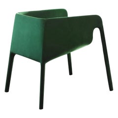 Lobby Green Velvet Chair by StokkeAustad