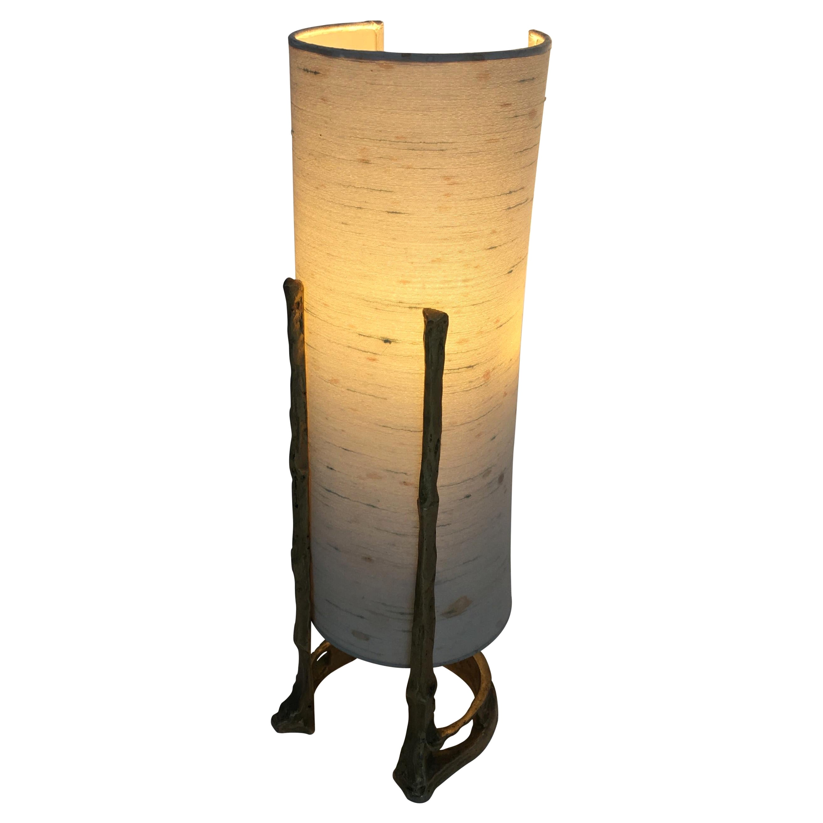 Lampe de bureau Esmeralda en bronze doré par Felix Agostini en vente