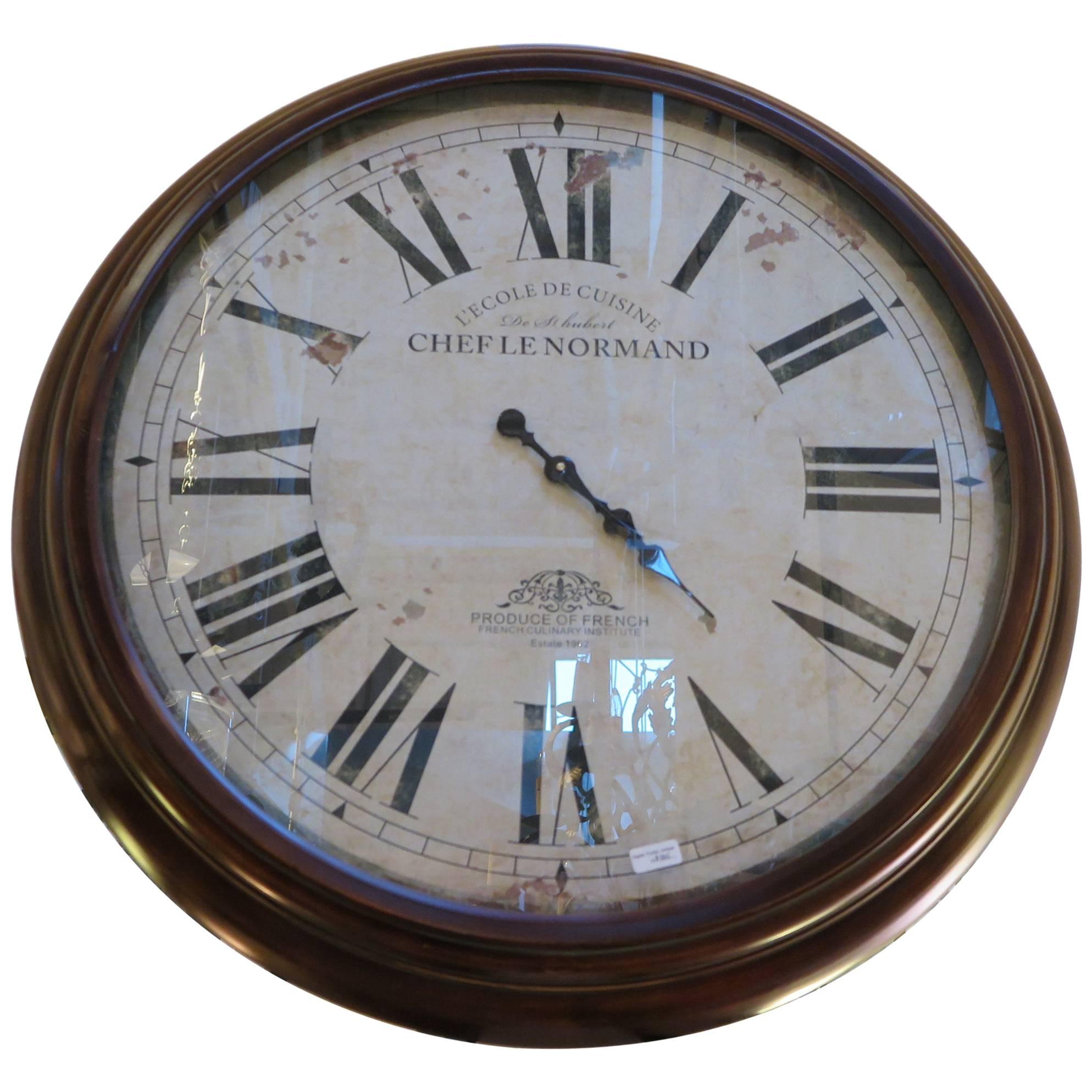Chef Le Normand Wall Clock