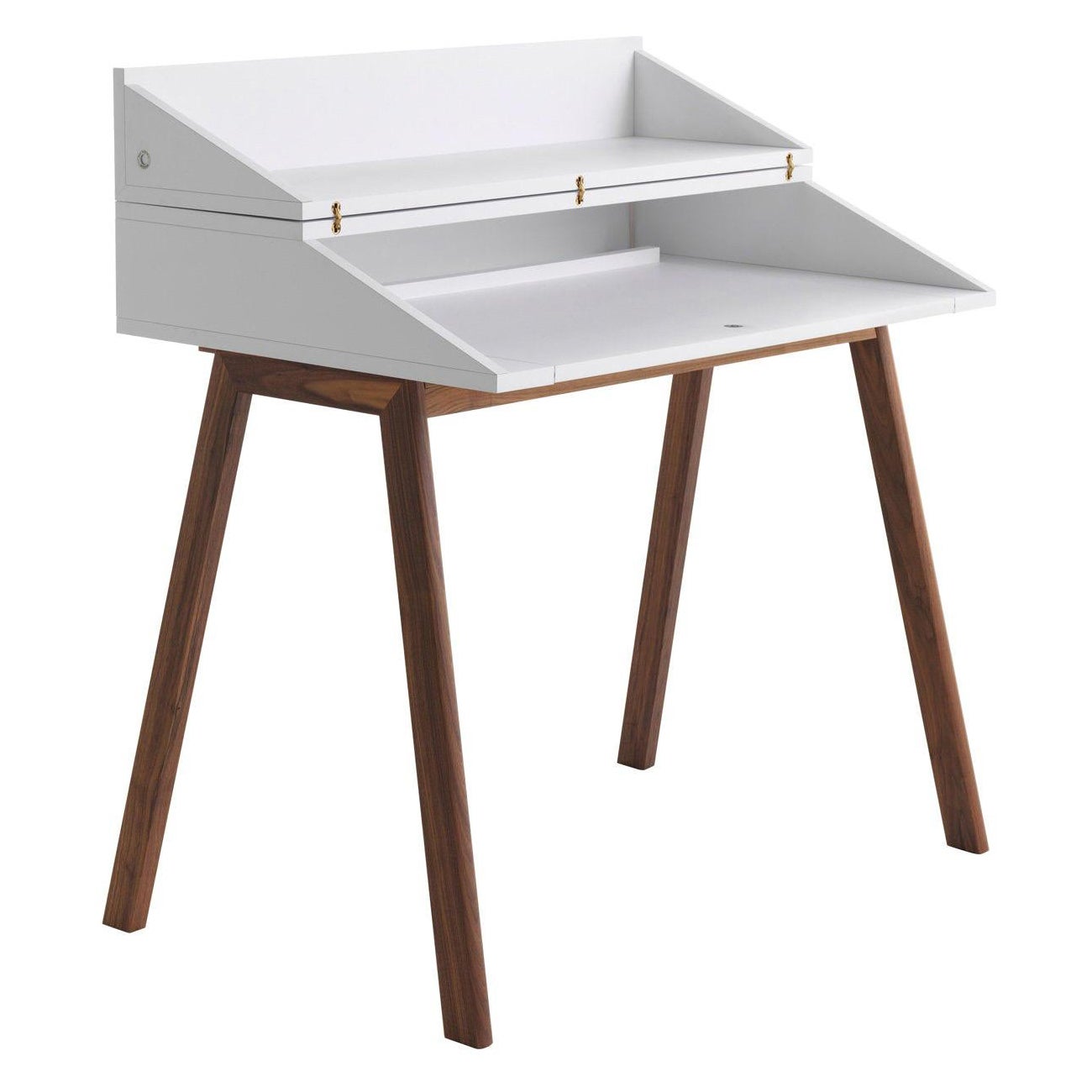 Bureau White Writing Desk by Esa Vesmanen