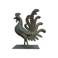 Ferro e gallo di latta Oggetto del film "The Cincinnati Kid" Proprietà di Skitch Henderson