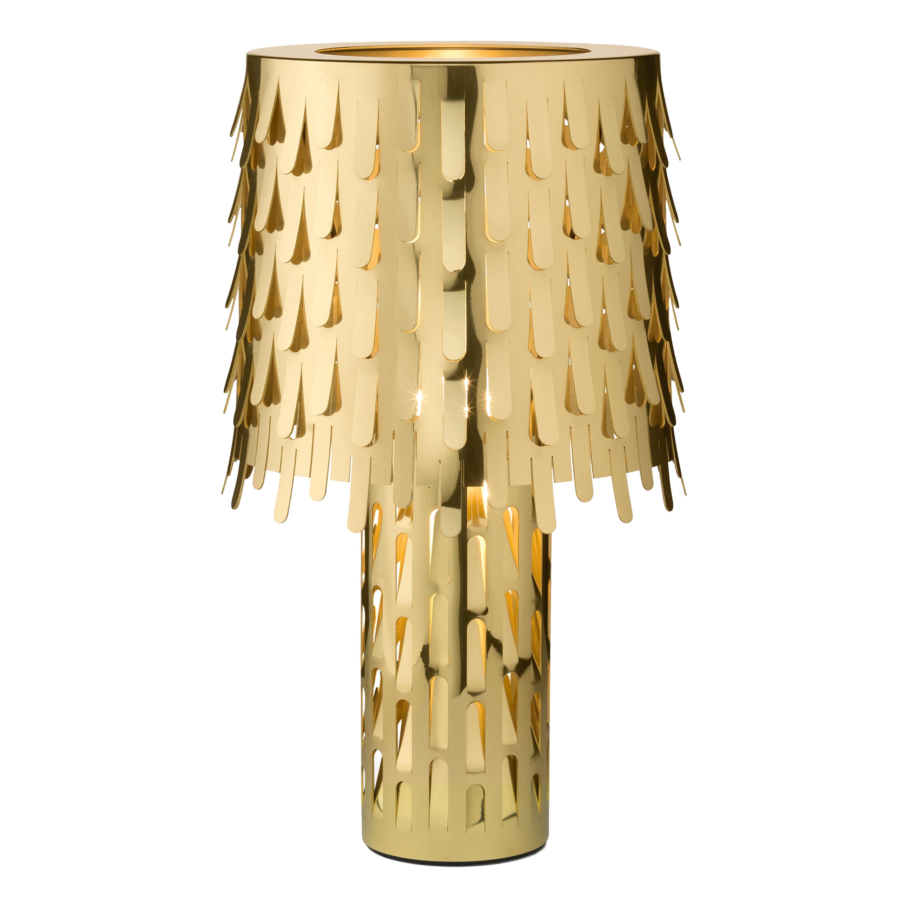 Ghidini 1961 Jackfruit Table Lamp in Polished Brass by Campana Brothers For Sale