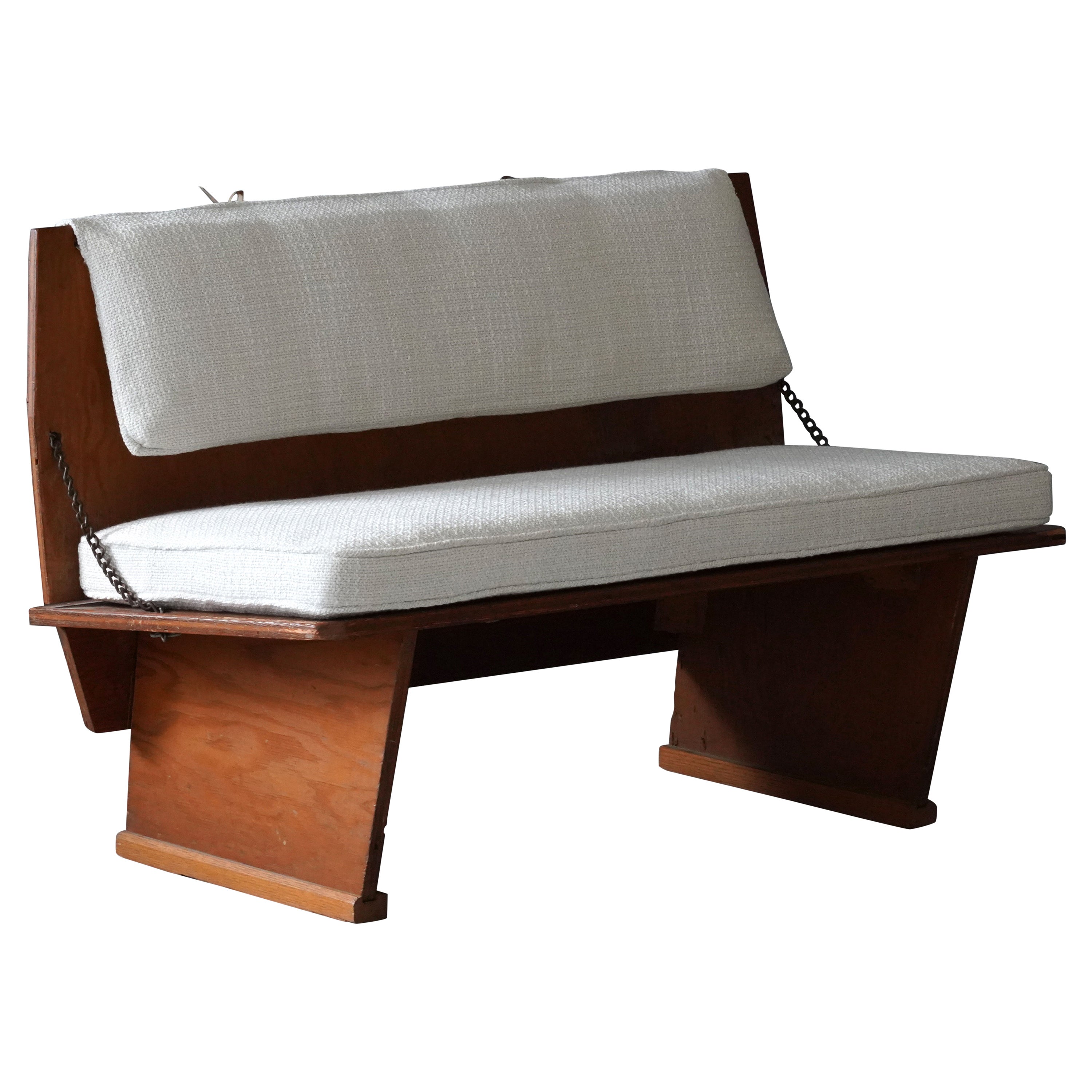 Frank Lloyd Wright Bench From Unitarian Church Pine Plywood