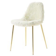 Mammamia White Fur Chair