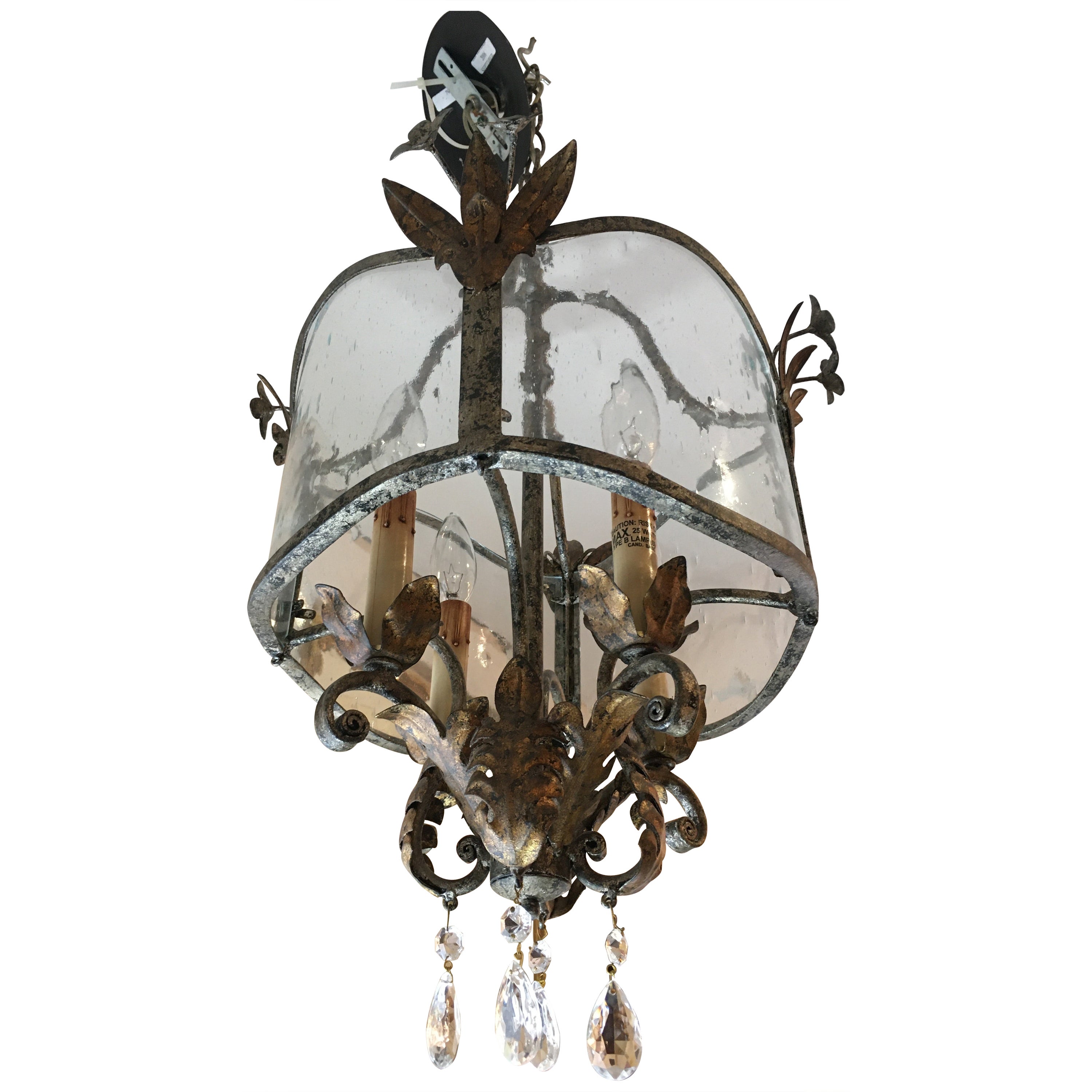 Brass Chandelier, Lantern For Sale at 1stDibs