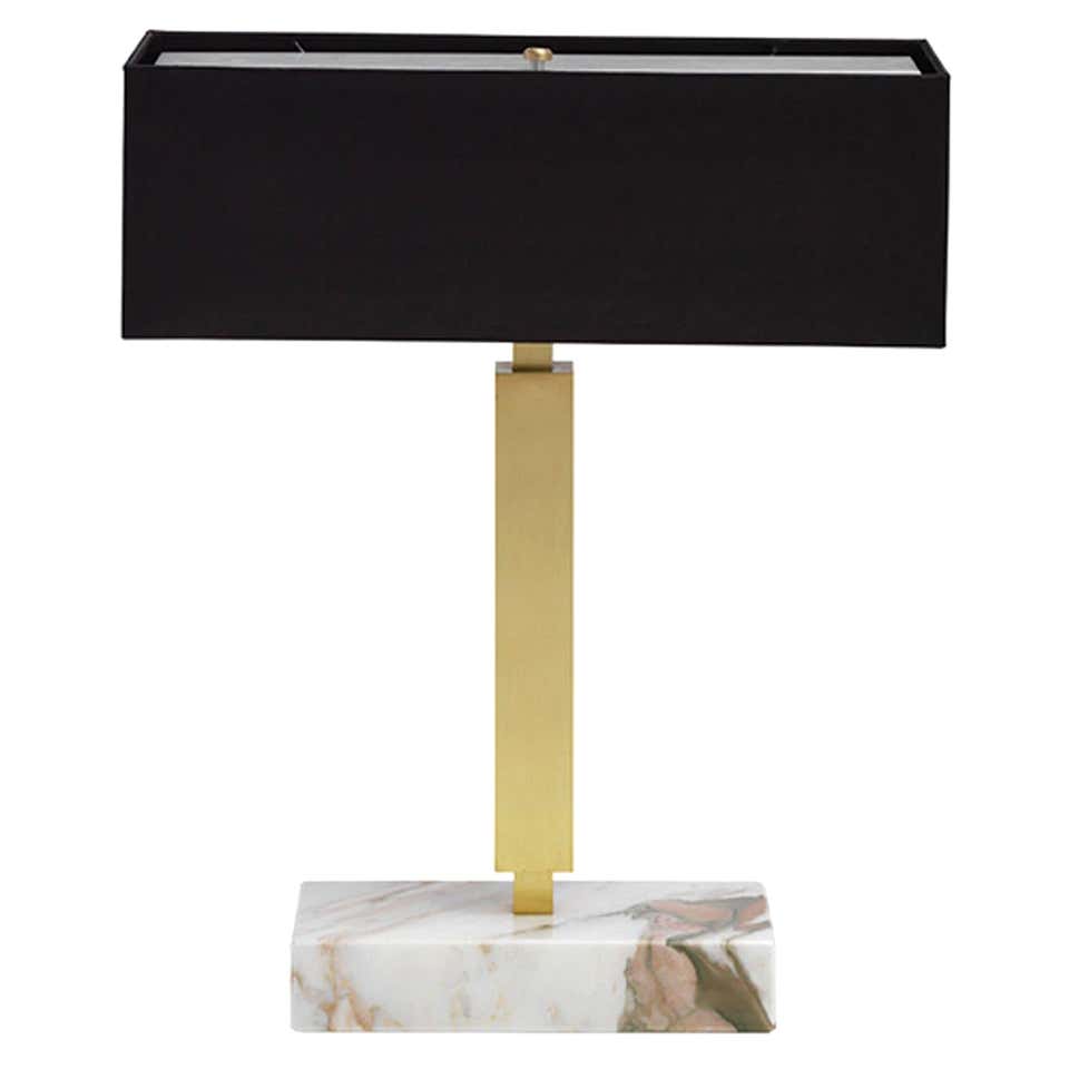 Rectangular Ceramic Lamp For Sale at 1stDibs