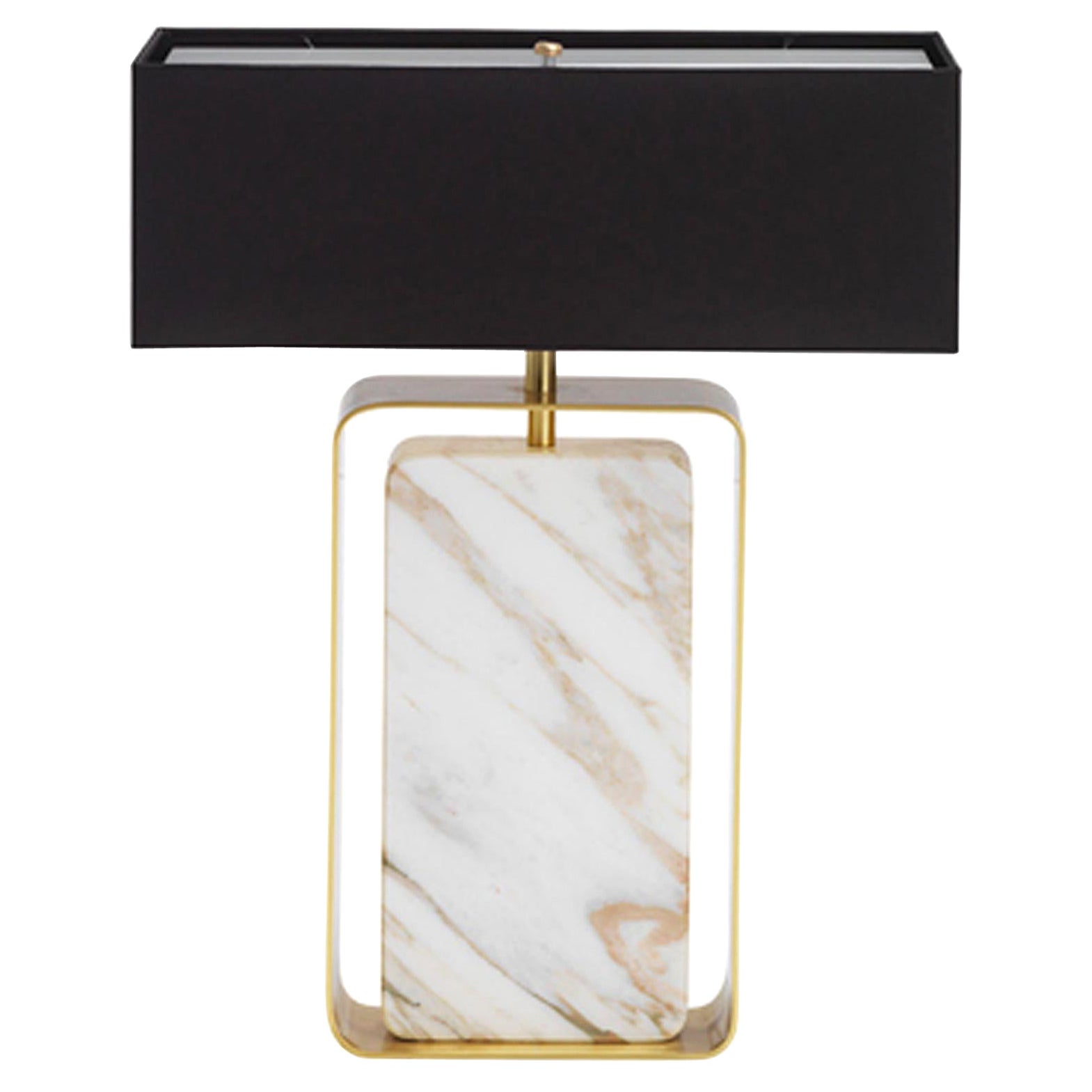 Caccia Rectangular Table Lamp For Sale