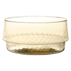 Coppa Multipot25, Bowl Handcrafted Muranese Glass, Angora Twisted Mun by Vg