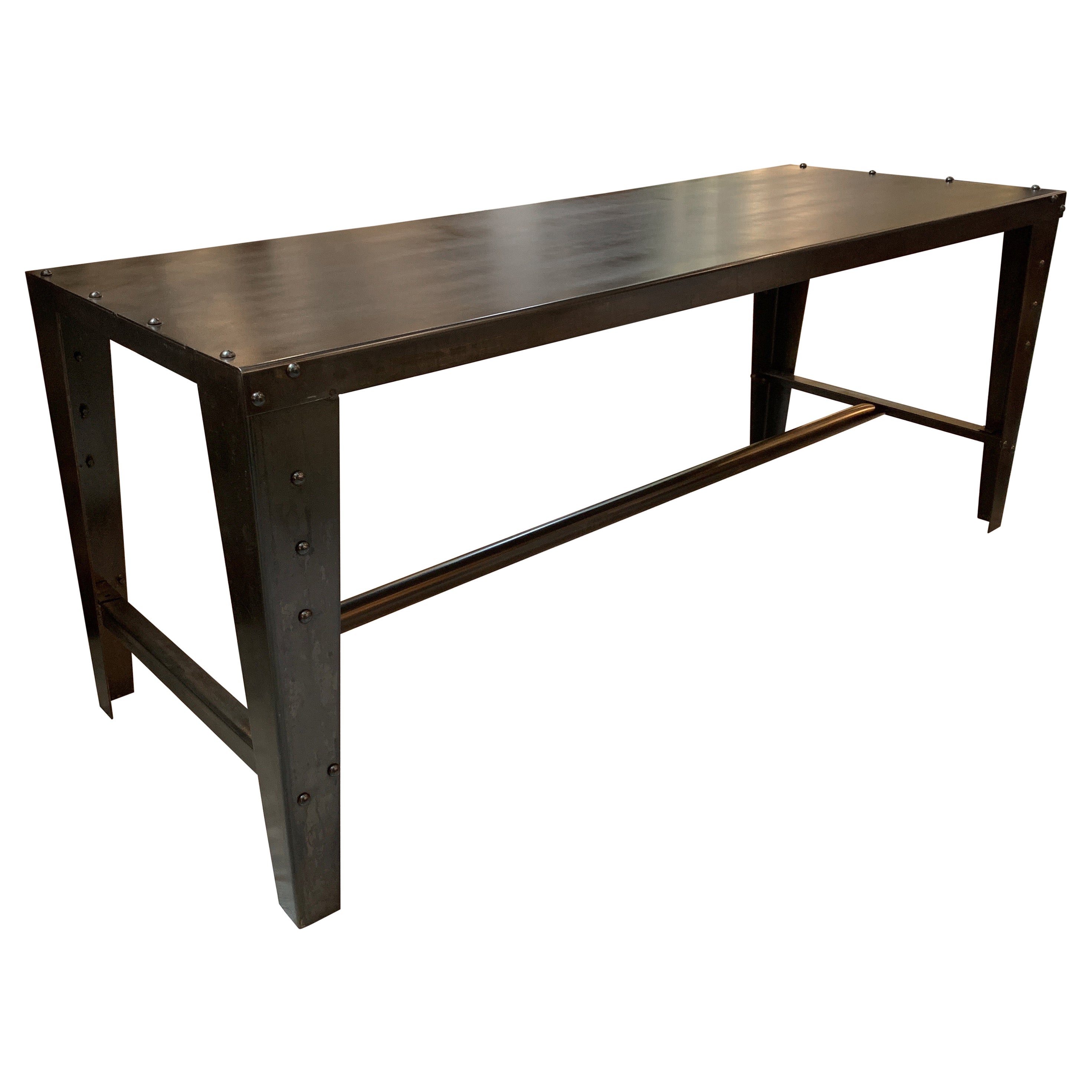 Industrial End Table For Sale at 1stDibs