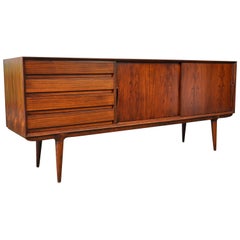 Gunni Omann Rosewood Credenza Bar Cabinet, Model 18