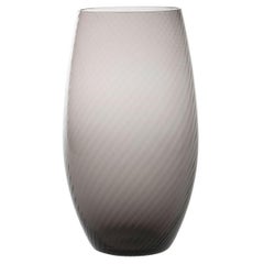 Vaso Ovale28, Vase Handcrafted Muranese Glass, Lead Twisted MUN by VG