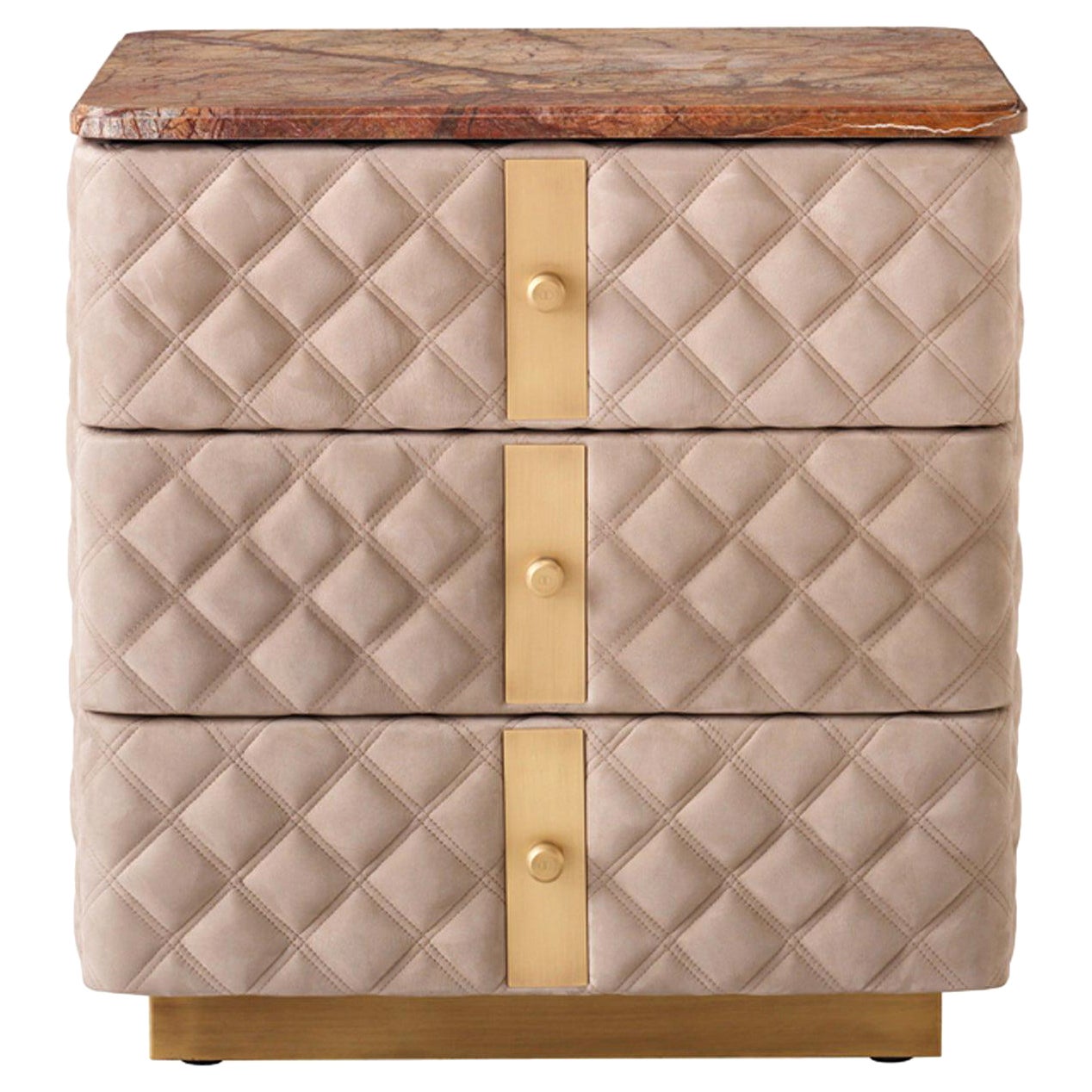 Alfred 3-Drawer Nightstand by Daytona For Sale
