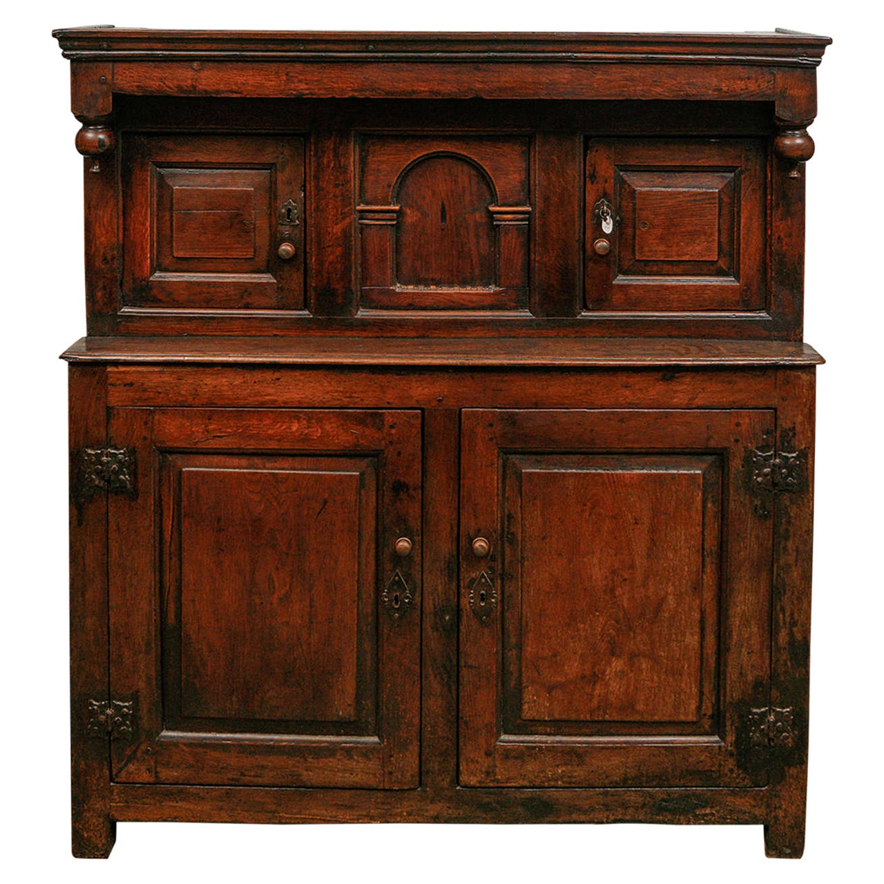17th Century Flemish Oak Renaissance Cupboard For Sale at 1stDibs