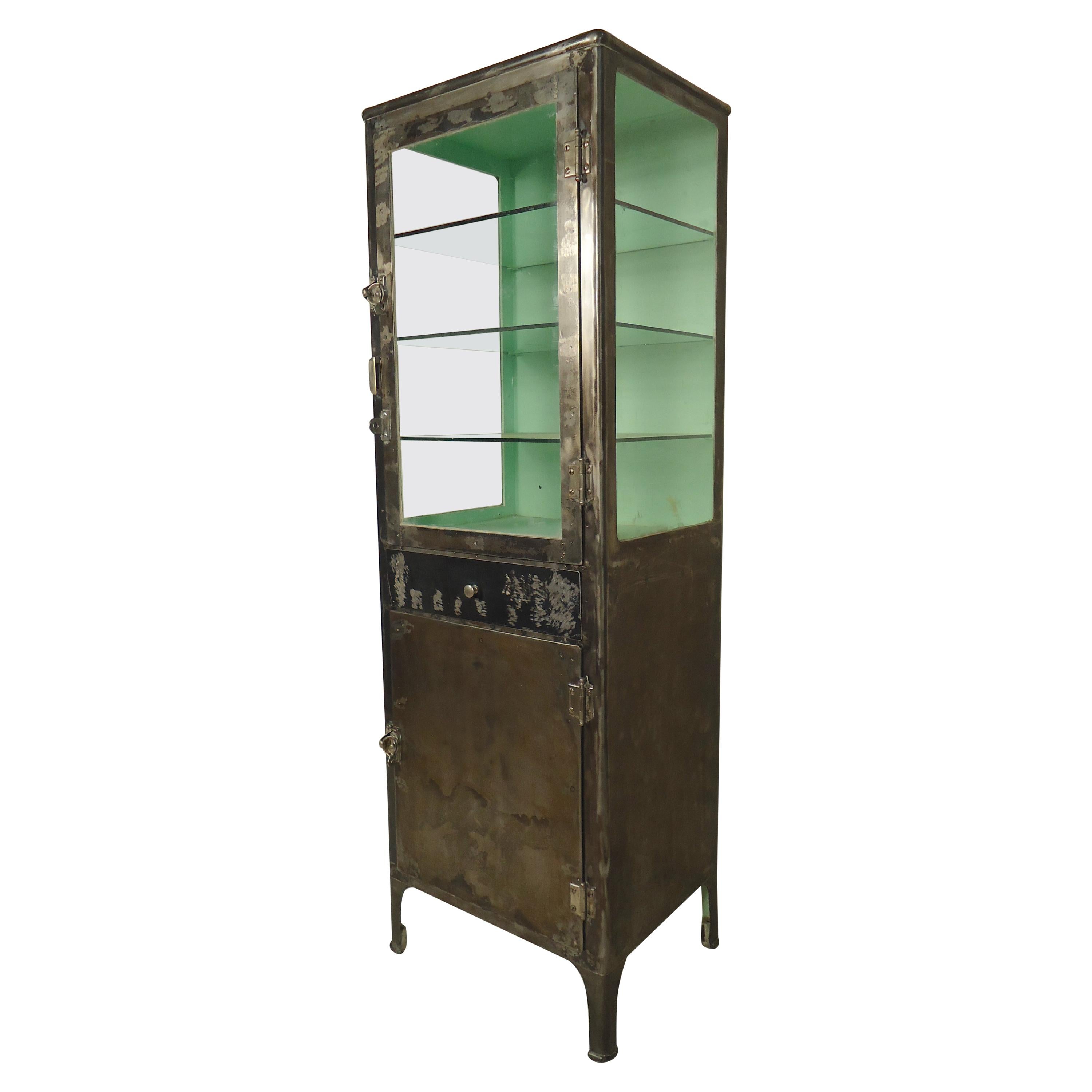 Refinished Vintage Display Cabinet